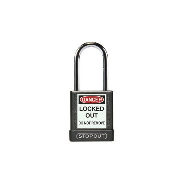 Accuform STOPOUT PLASTIC BODY ALUMINUM KDL816BK KDL816BK - main